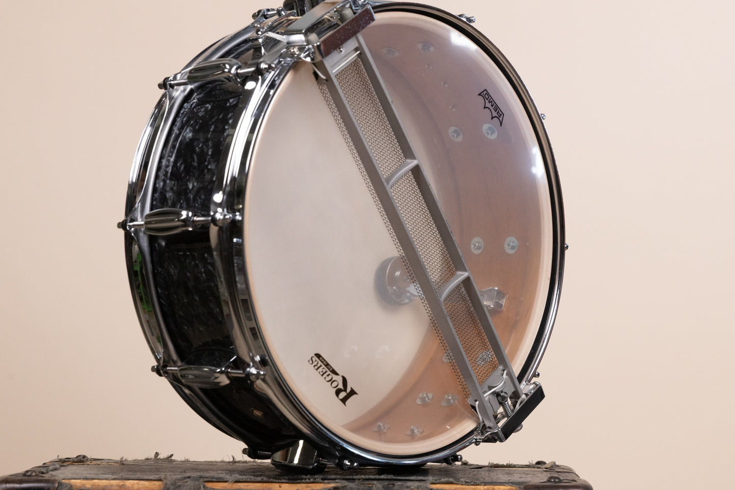 Rogers 5x14 Black Diamond Pearl Dyna-Sonic Snare Drum