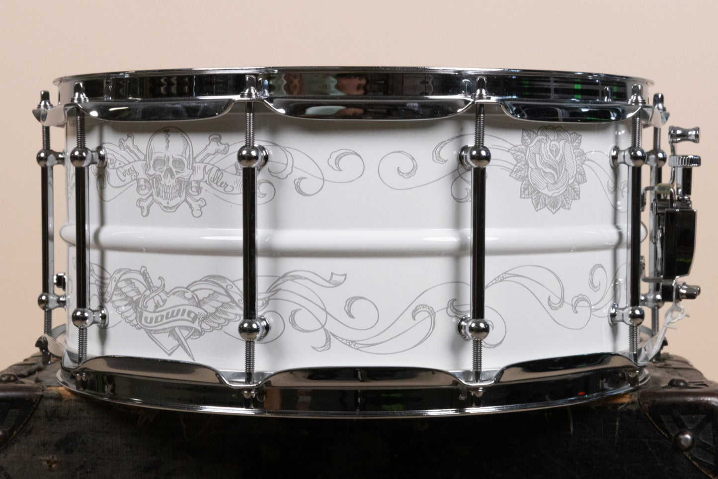 Ludwig 6.5x14 Corey Miller Signature Steel Snare Drum