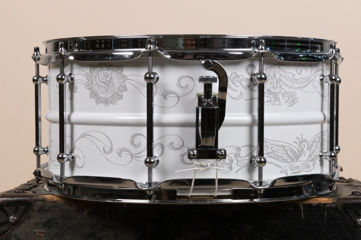 Ludwig 6.5x14 Corey Miller Signature Steel Snare Drum