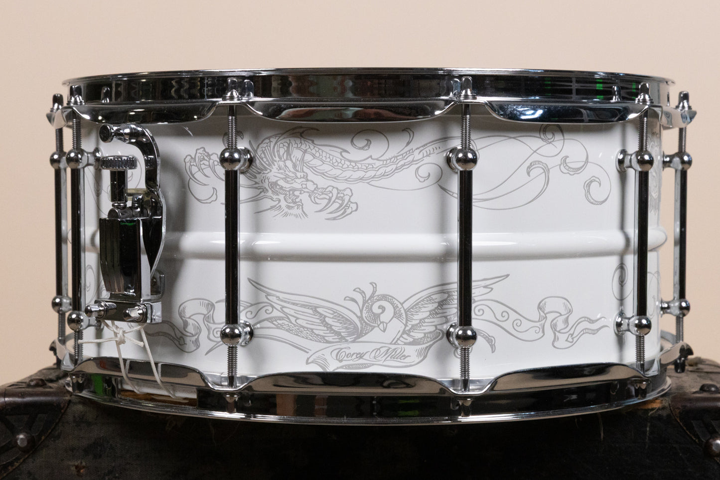 Ludwig 6.5x14 Corey Miller Signature Steel Snare Drum
