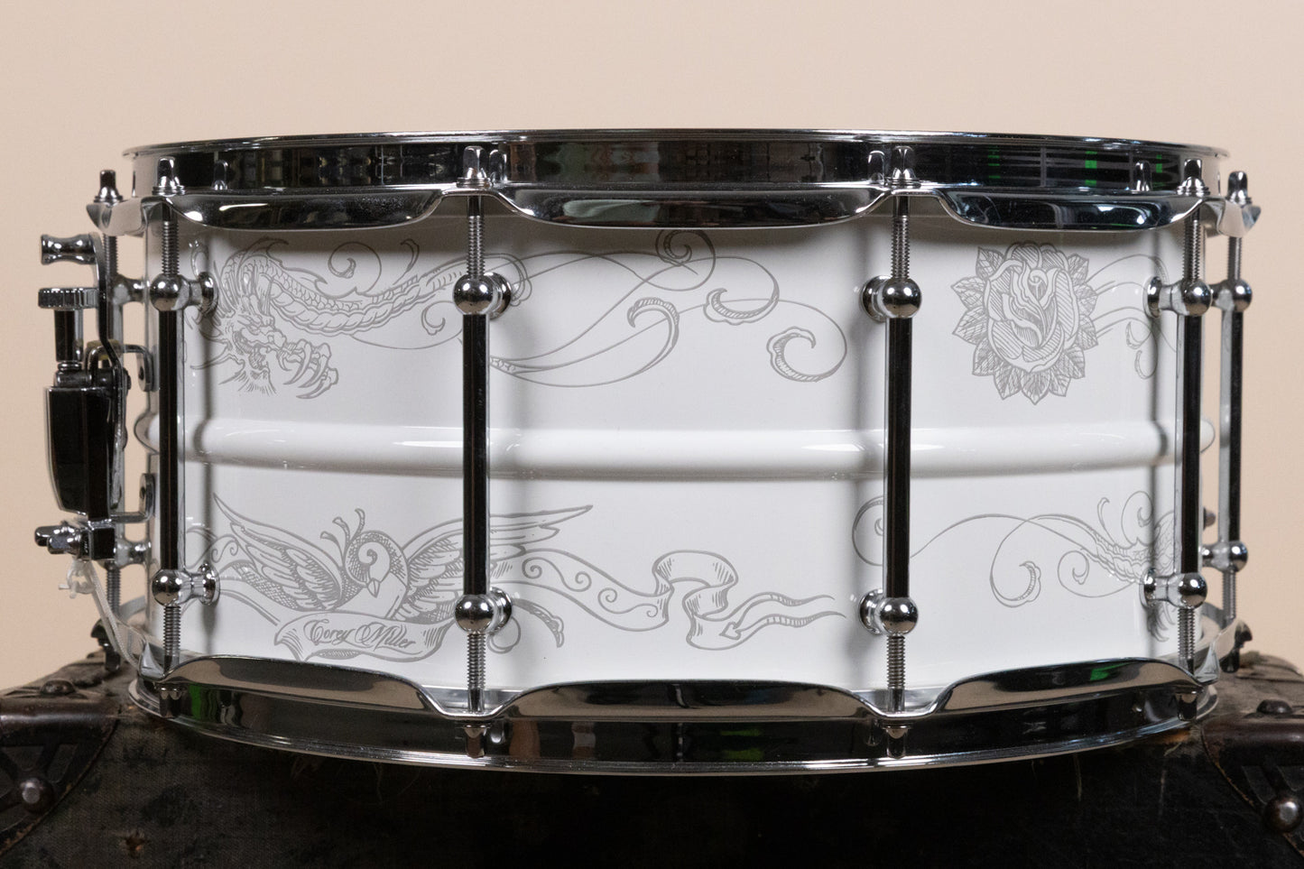 Ludwig 6.5x14 Corey Miller Signature Steel Snare Drum