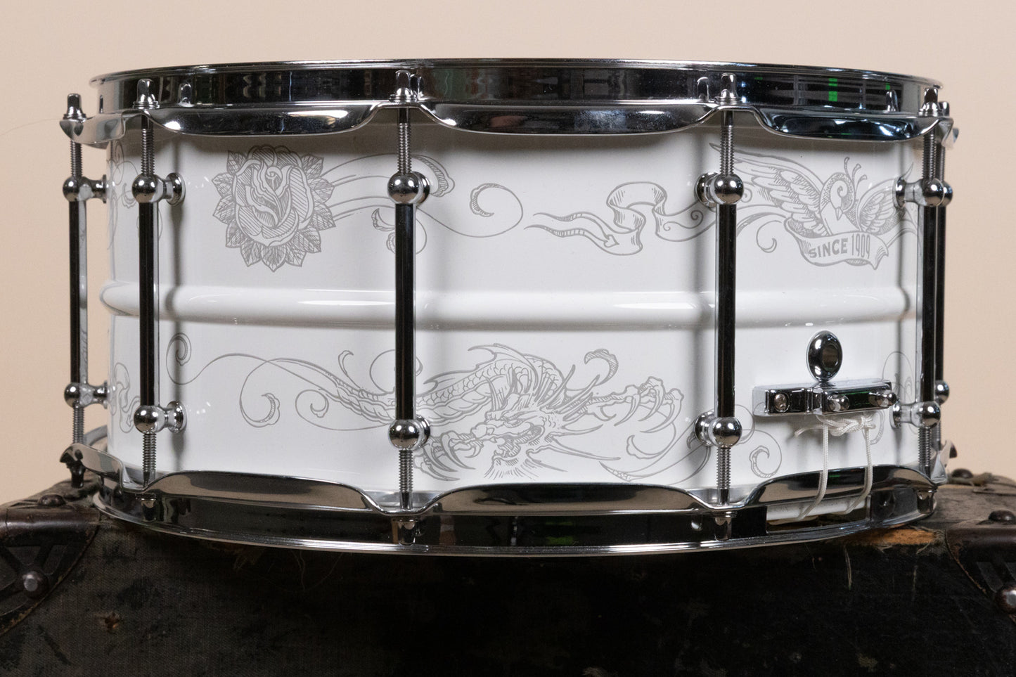 Ludwig 6.5x14 Corey Miller Signature Steel Snare Drum