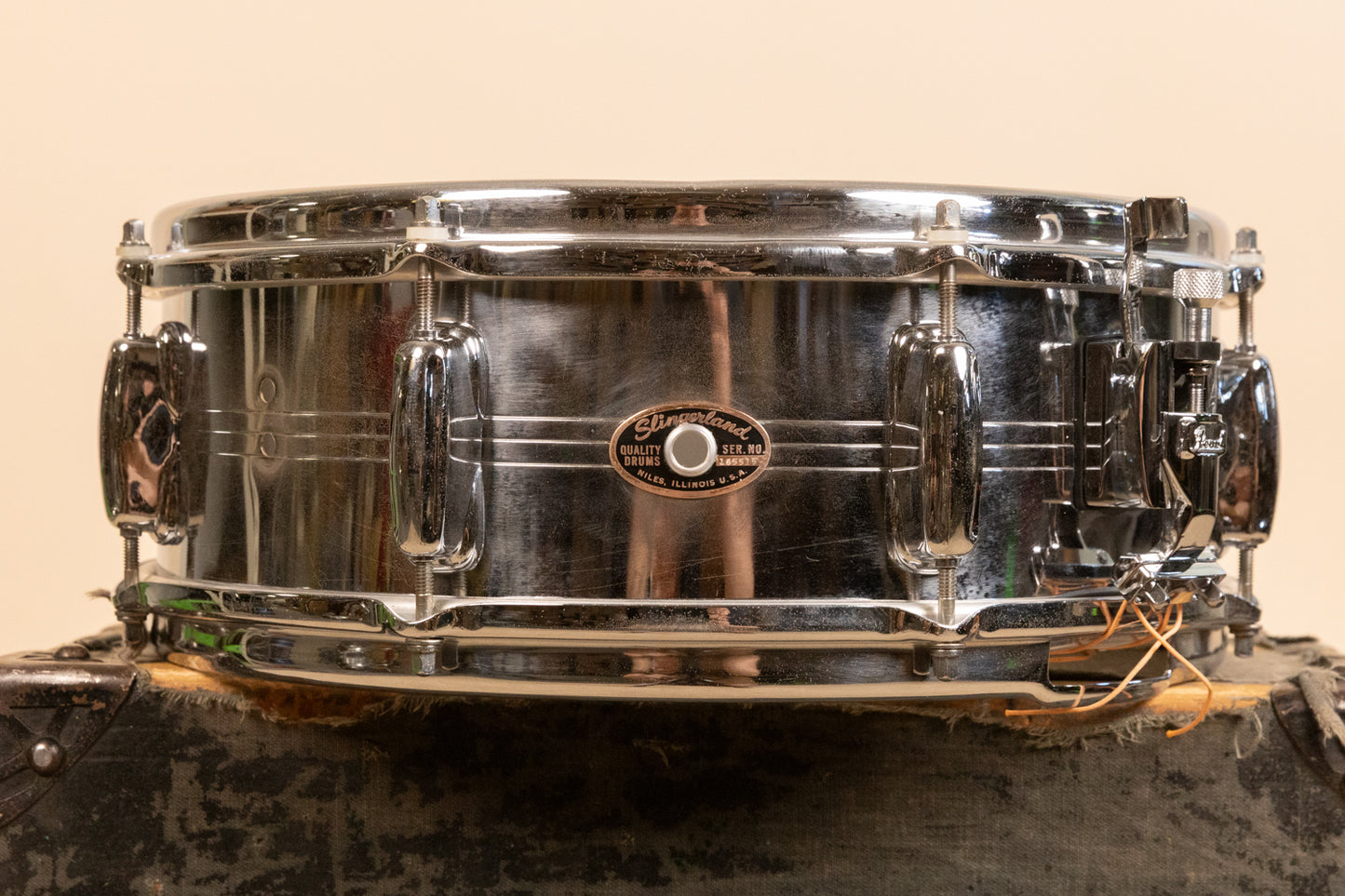 1960s Slingerland 5x14 Gene Krupa Sound King Snare Drum