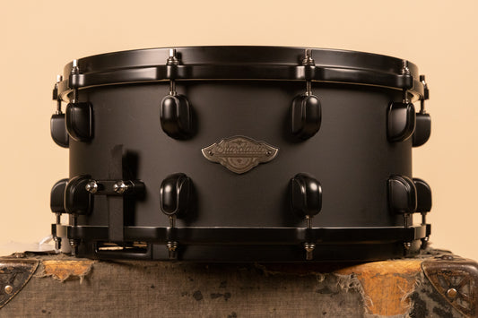 Tama Starclassic Performer 6.5x14 Blacked Out Black Snare Drum