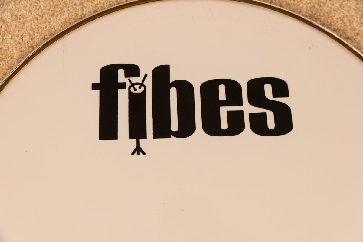 Vintage Fibes 18" Resonant Logo Bass Drum Head