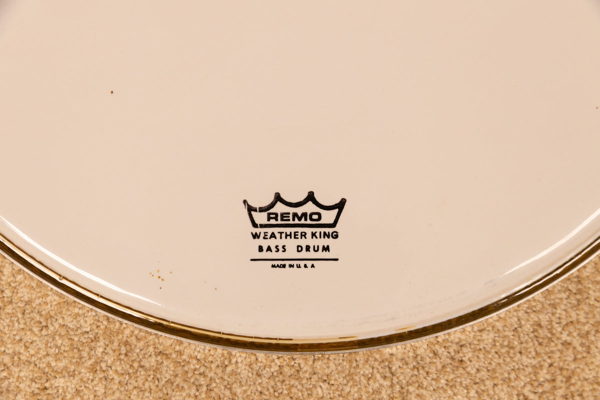 Vintage Fibes 18" Resonant Logo Bass Drum Head