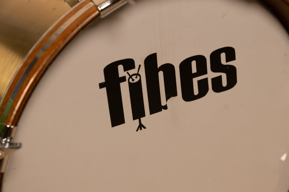 Vintage Fibes 14x18 "Brushed Brass" Bass Drum