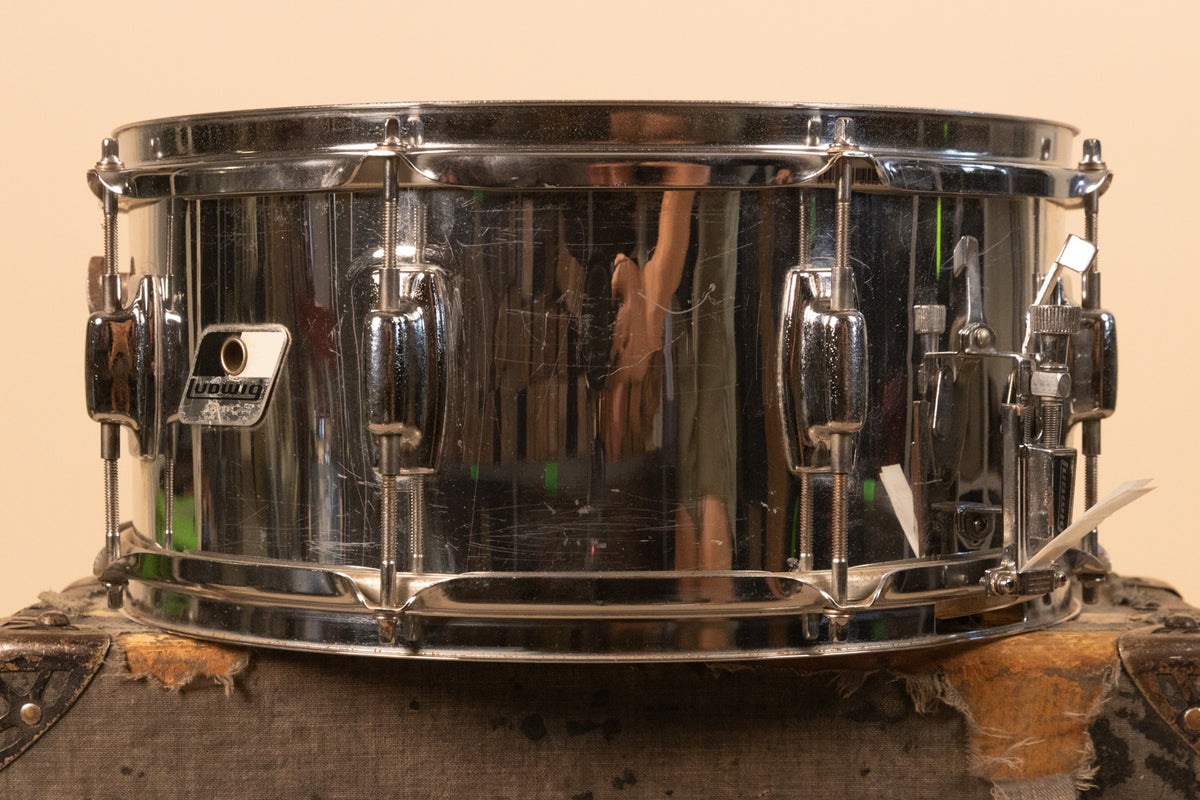 1990 Ludwig 6.5x14 LR-751 Rocker Snare Drum