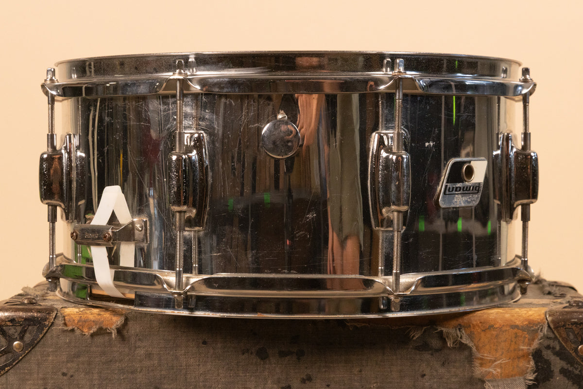 1990 Ludwig 6.5x14 LR-751 Rocker Snare Drum