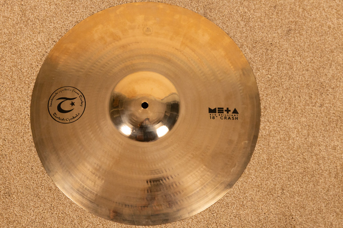 Turkish Meta 18" Brilliant Crash Cymbal 1370g