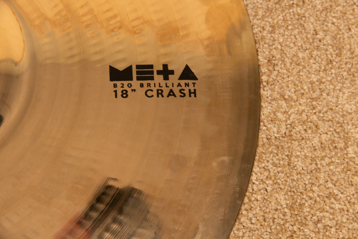 Turkish Meta 18" Brilliant Crash Cymbal 1370g