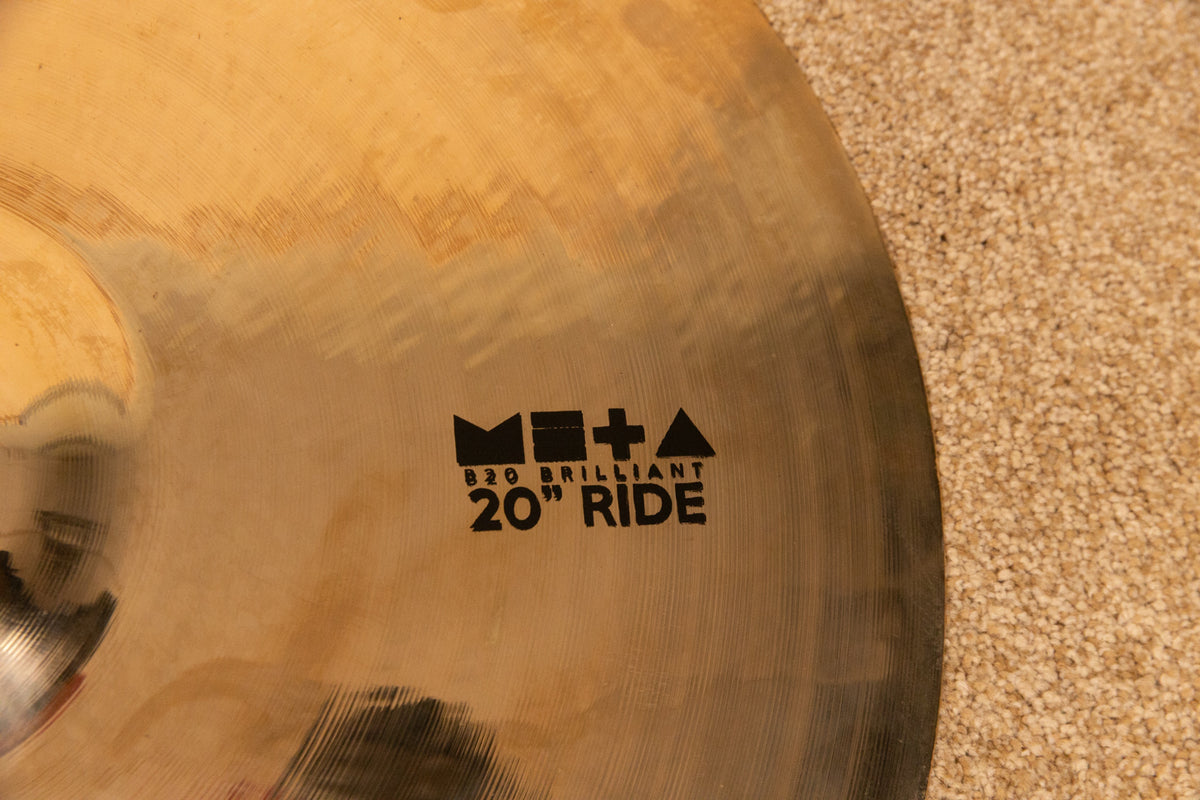 Turkish Meta 20" Brilliant Ride Cymbal 2252g