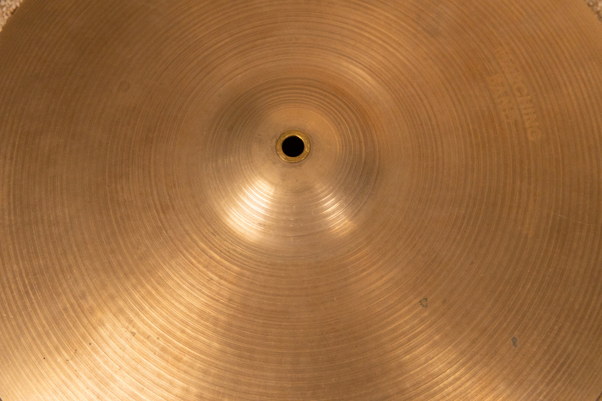 1970s Zildjian A 16" Heavy Hi Hat Cymbals 1752g 1760g
