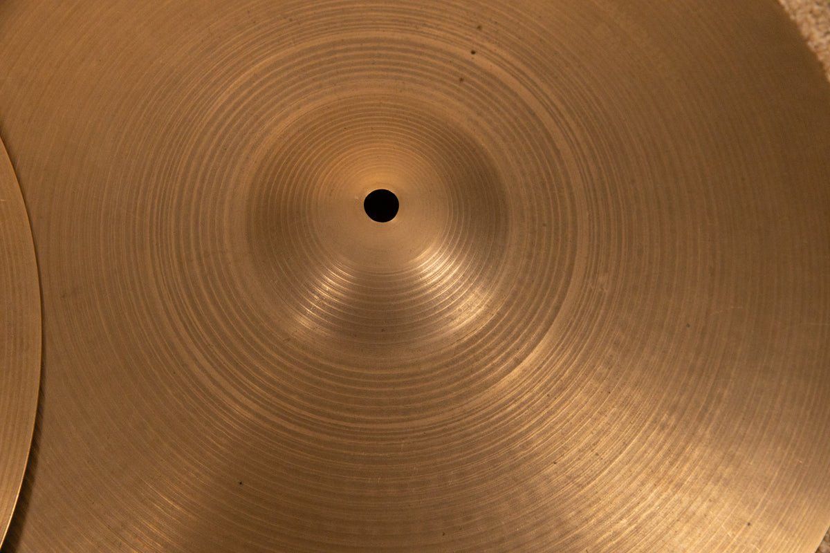 1970s Zildjian A 16" Heavy Hi Hat Cymbals 1752g 1760g