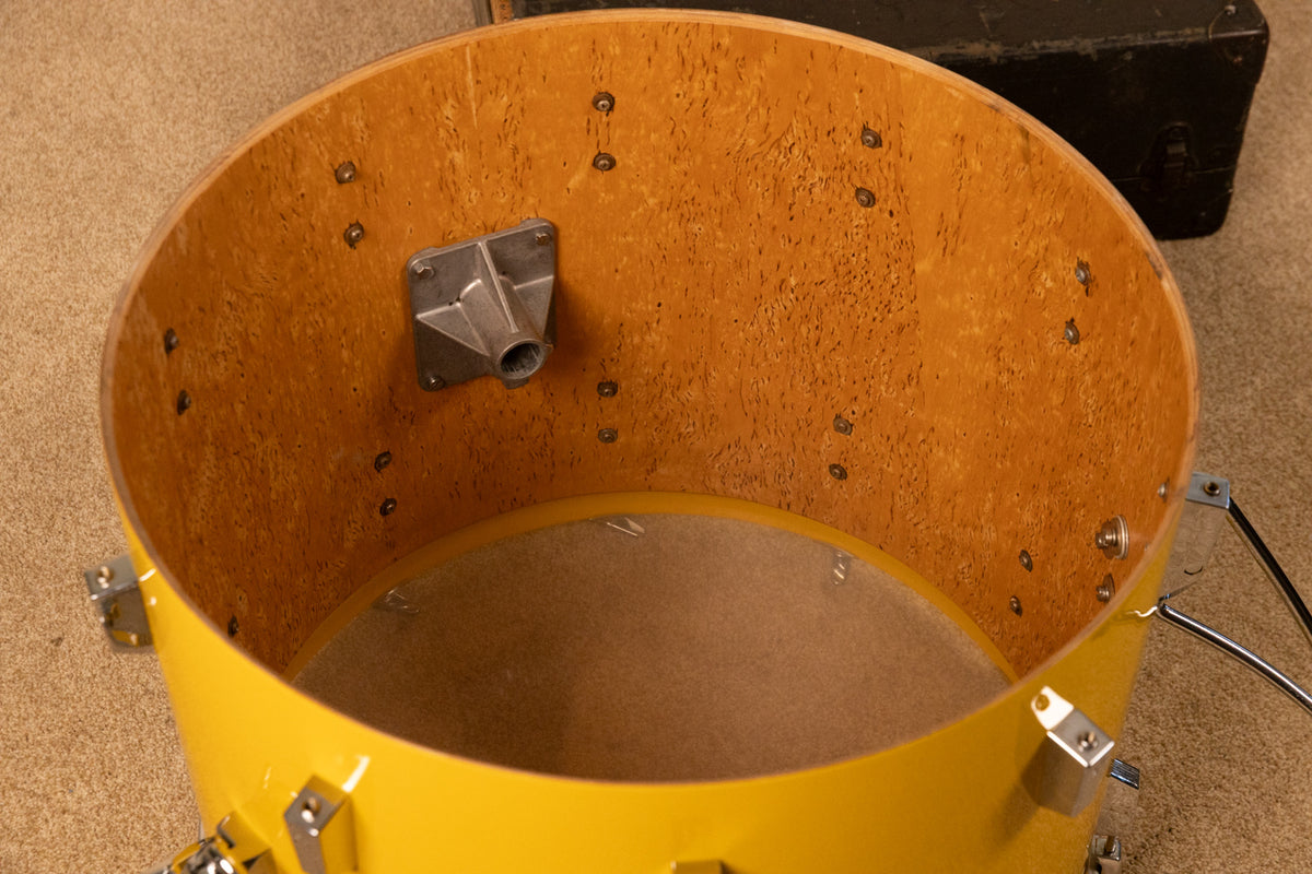 Sonor 17x22 Sonorlite Yellow Lacquer Bass Drum