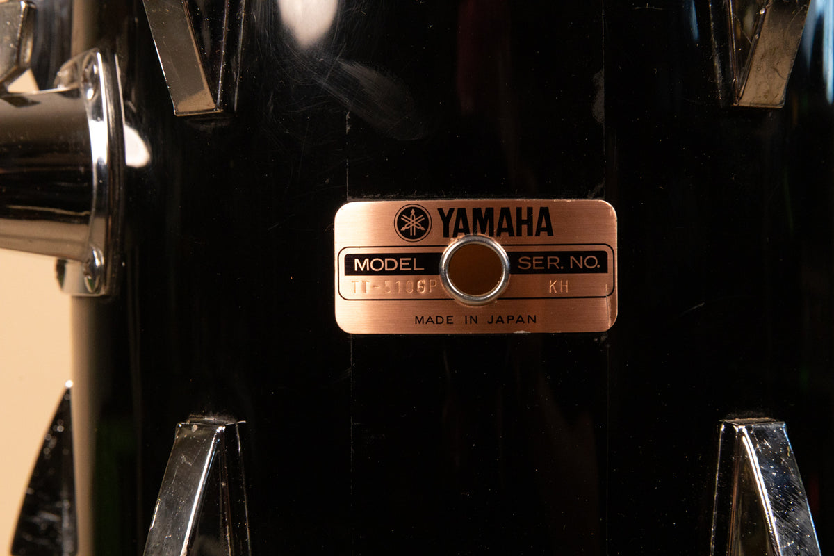 Vintage 10x10 Yamaha 5000 Jet Black Tom