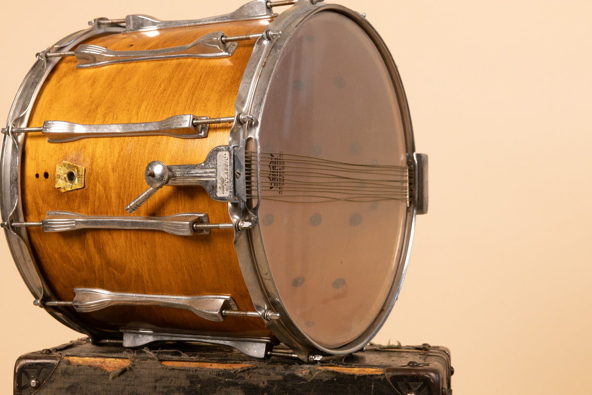 1980s Ludwig 12x14 Challenger Model Parade Drum