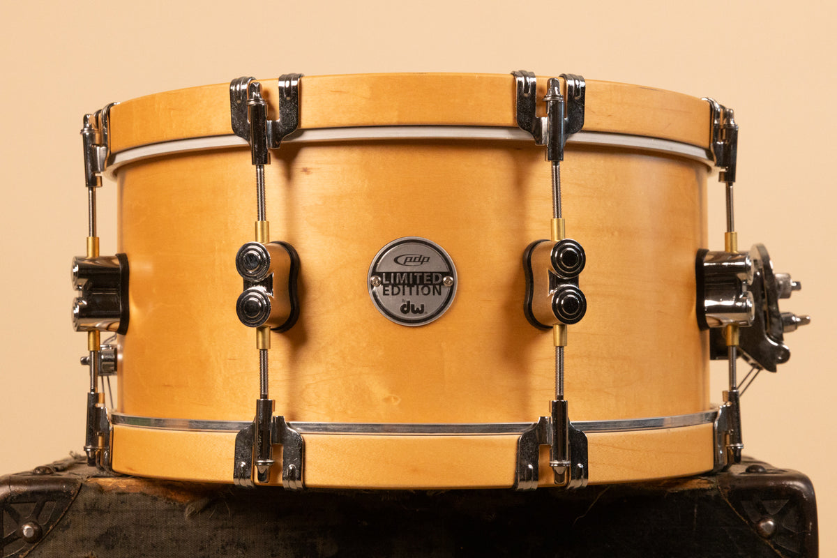 PDP 6.5x14 Concept Maple Snare Natural w/ Natural Hoops