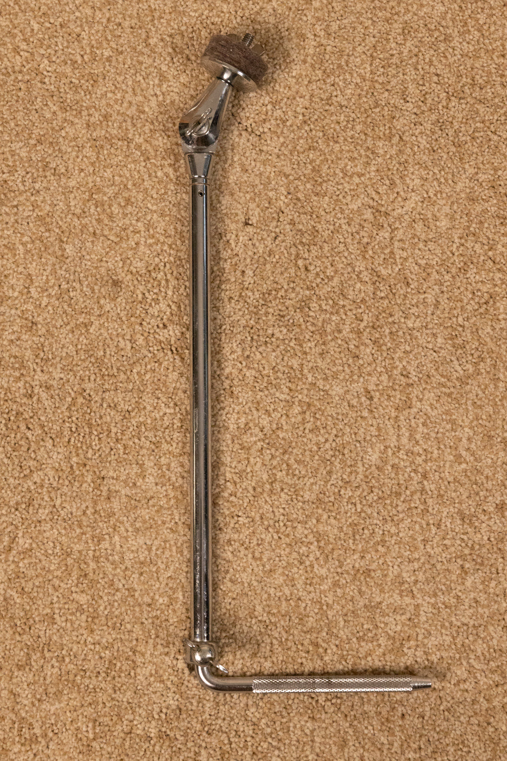 1960s Ludwig Chrome Cymbal L-Arm Mount #1372