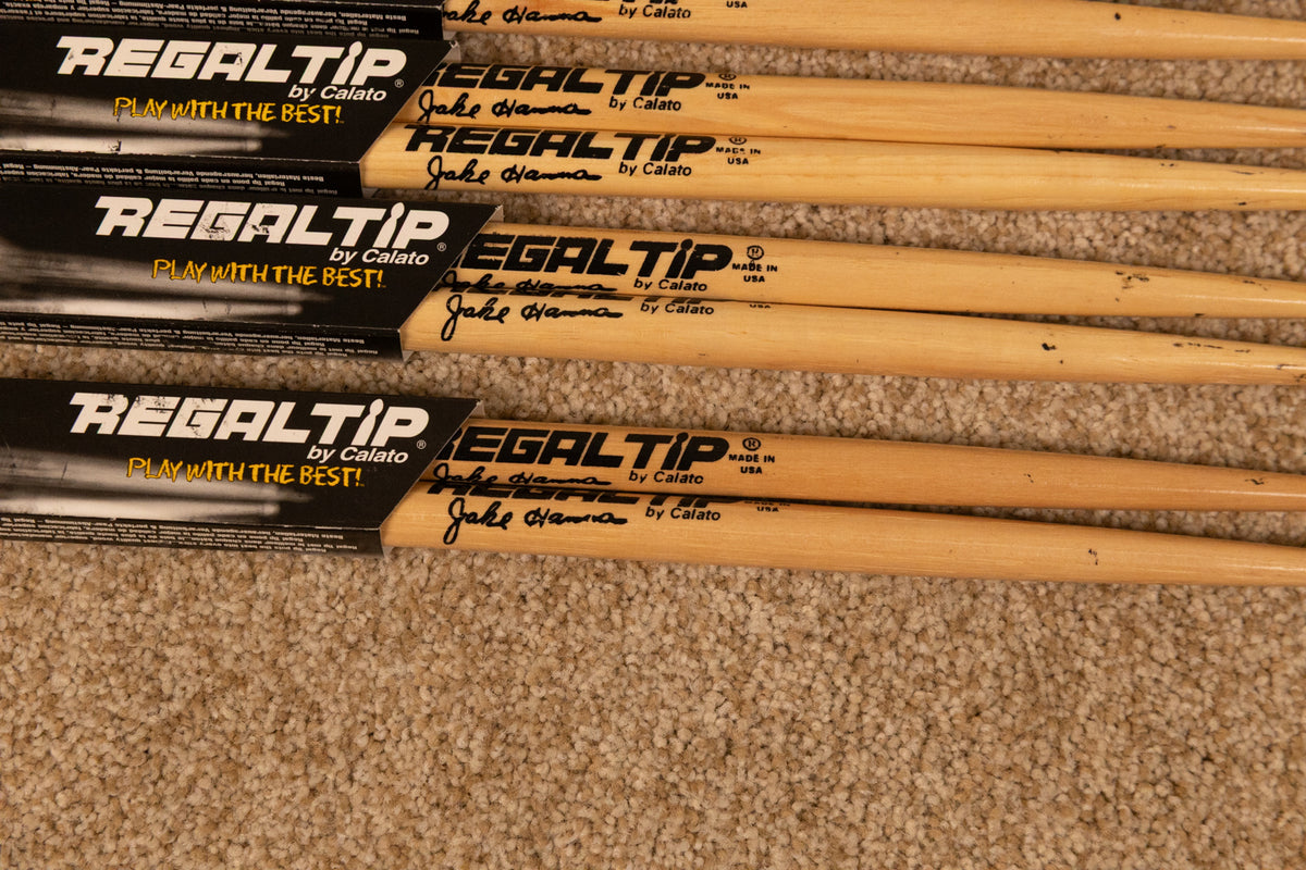 Regal Tip Jake Hanna Nylon Tip Drum Sticks (4 Pairs)