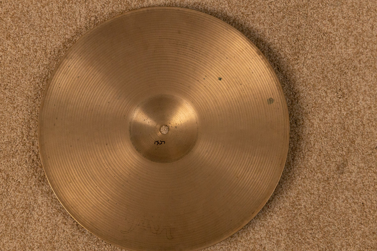 1970s Zildjian A 14" New Beat Bottom Hi Hat Cymbal 1527g