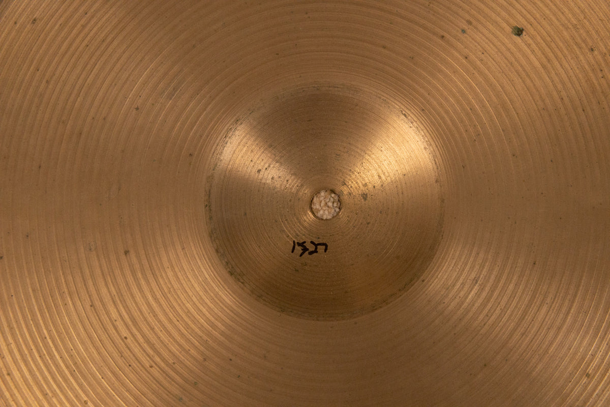 1970s Zildjian A 14" New Beat Bottom Hi Hat Cymbal 1527g