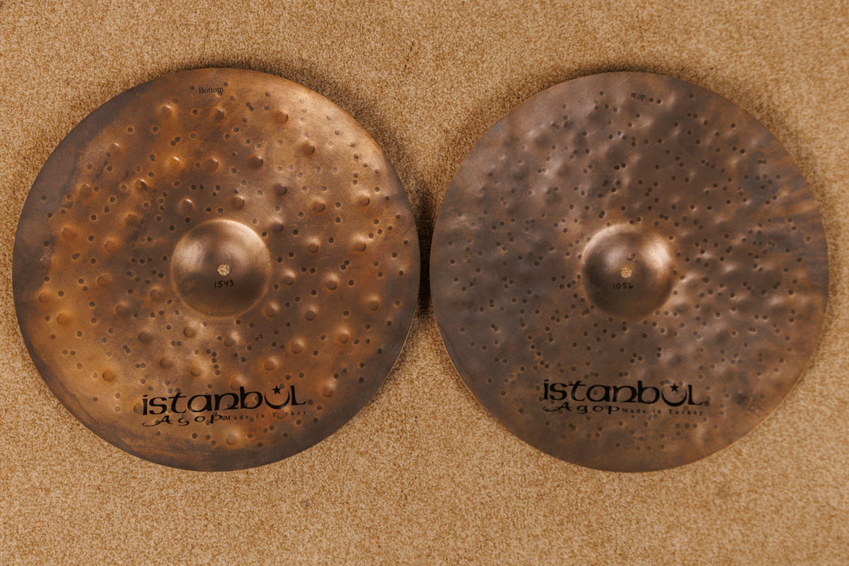 Istanbul XIST 17" Dry Dark Hat Cymbals 1056g 1543g