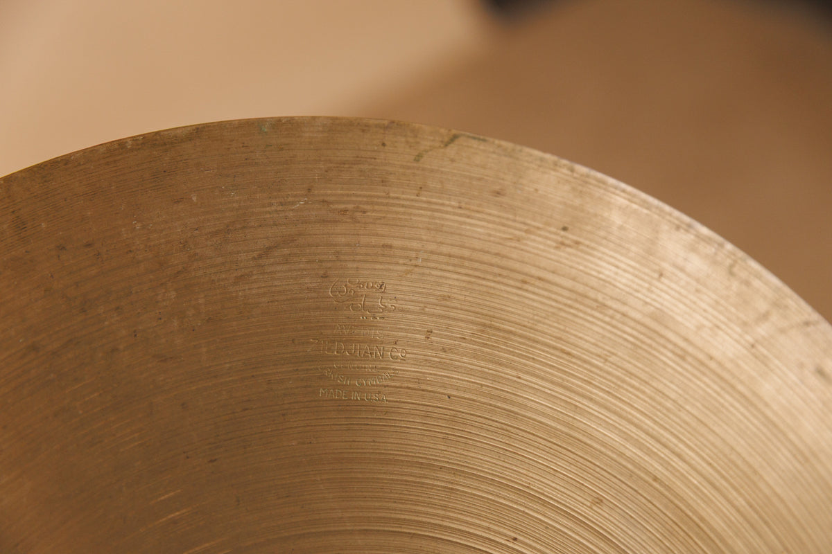 1950s Zildjian A 15" Thin Hi Hat Cymbals 874g 910g
