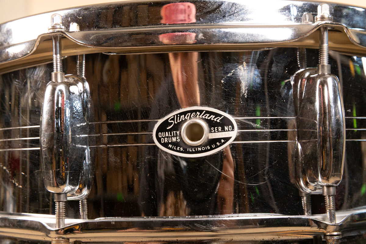 1970s Slingerland 5x14 Sound King Snare Drum