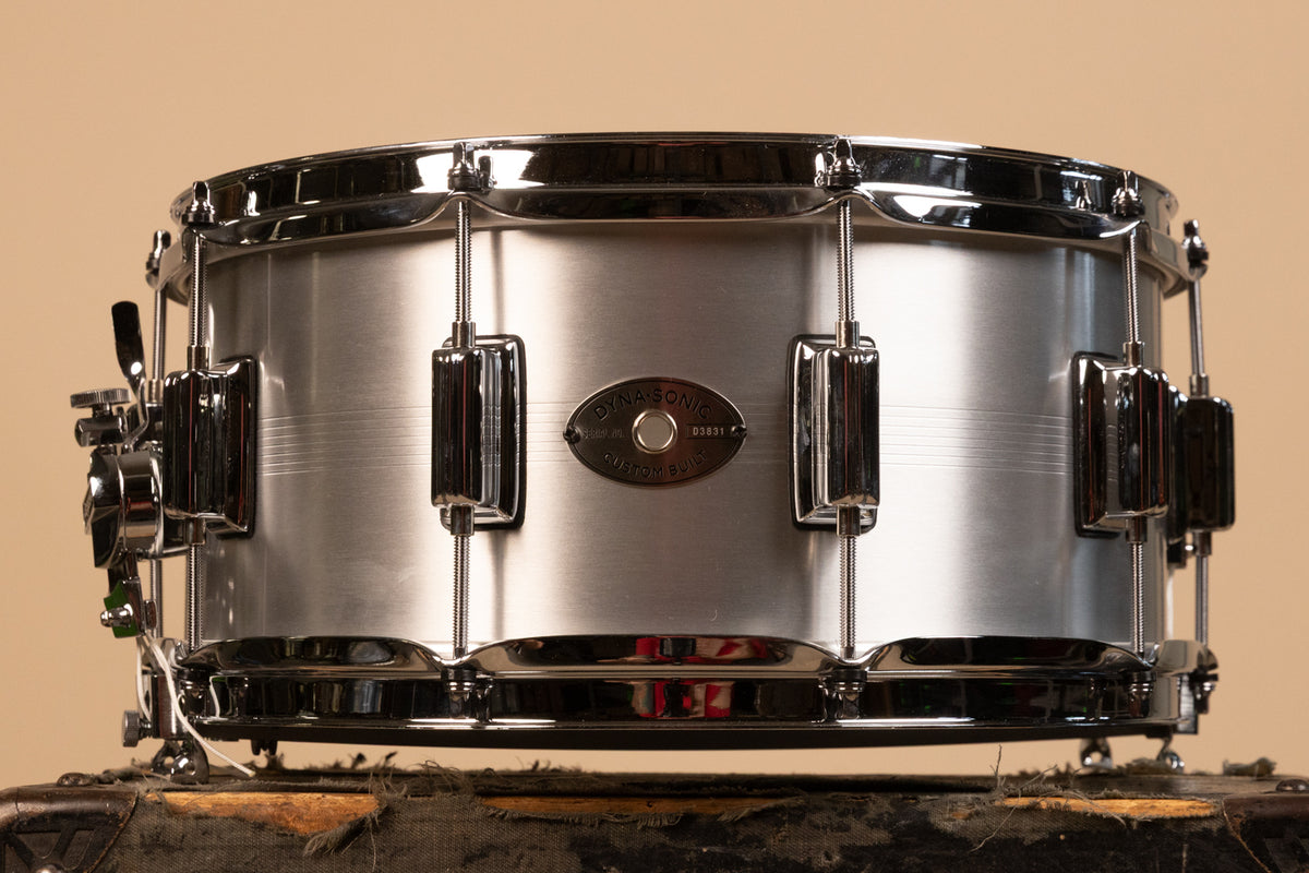 Rogers Dynasonic 7-Line 6.5x14 Aluminum Snare Drum