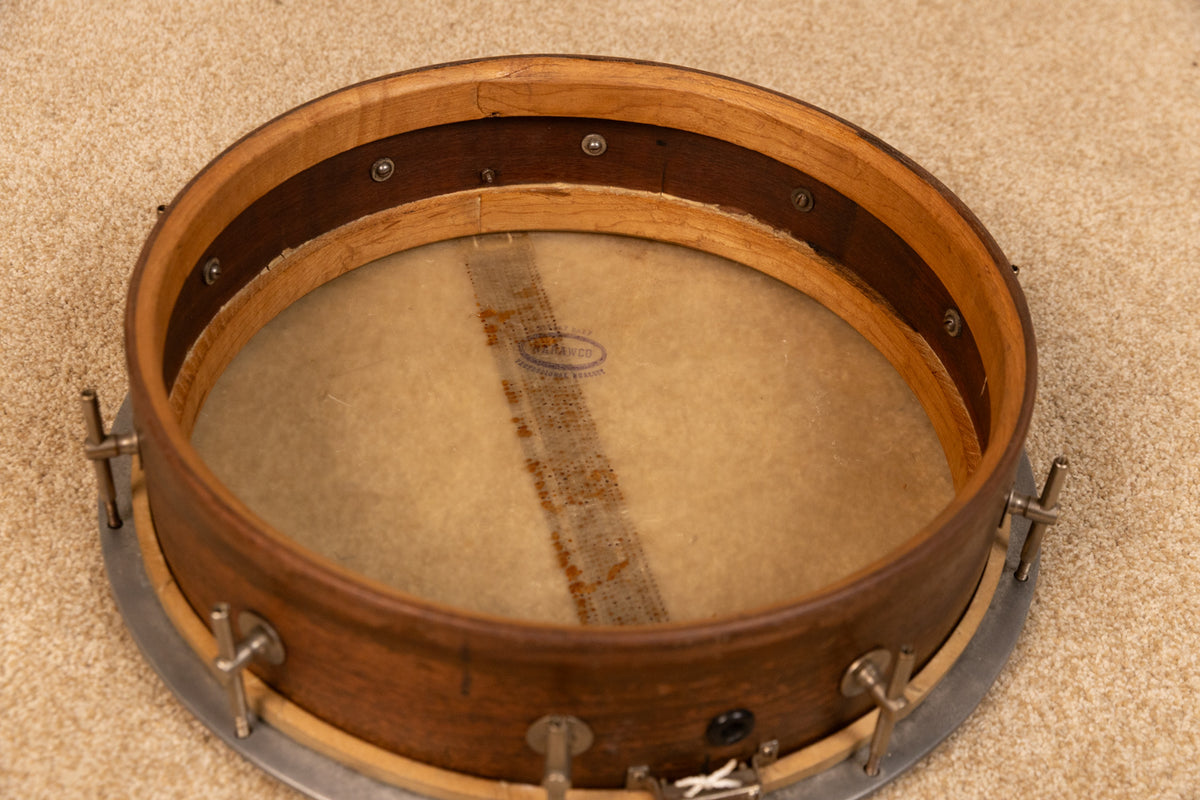 1920s "Duplex-Style" 4x14 Mahogany Snare drum