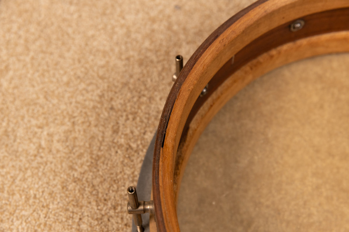 1920s "Duplex-Style" 4x14 Mahogany Snare drum