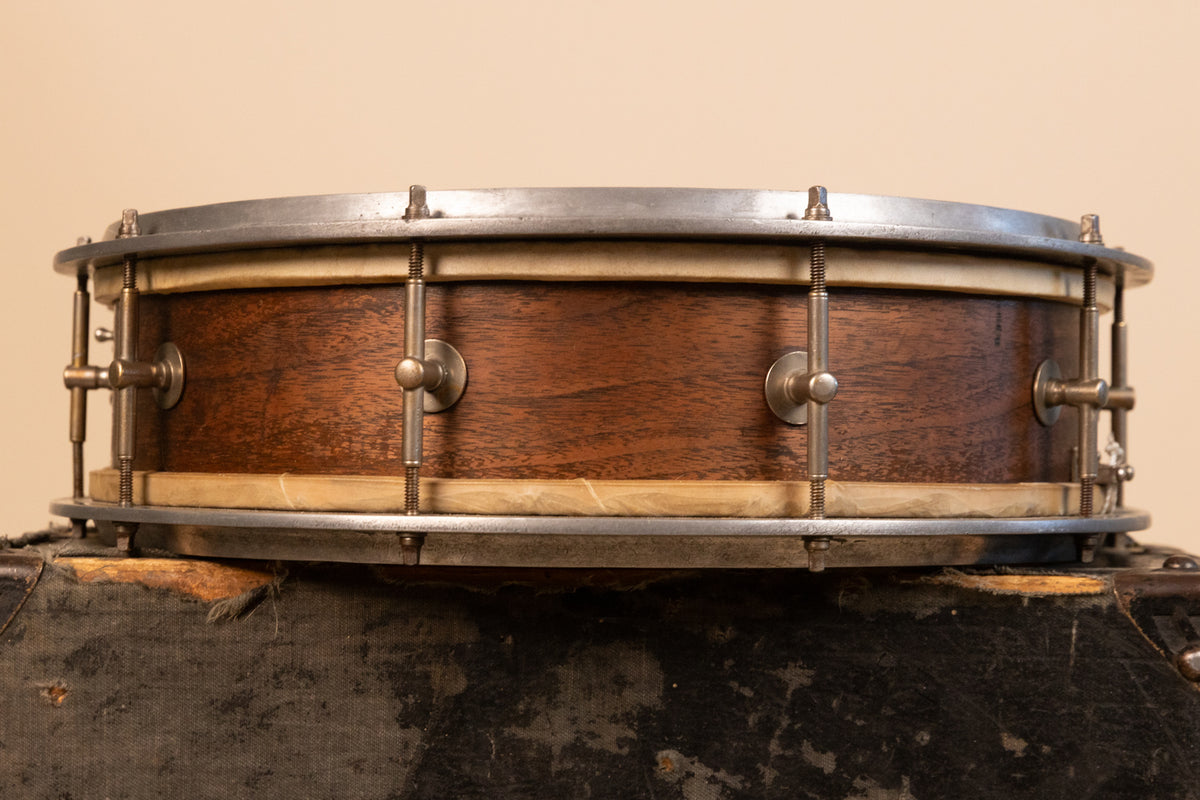 1920s "Duplex-Style" 4x14 Mahogany Snare drum