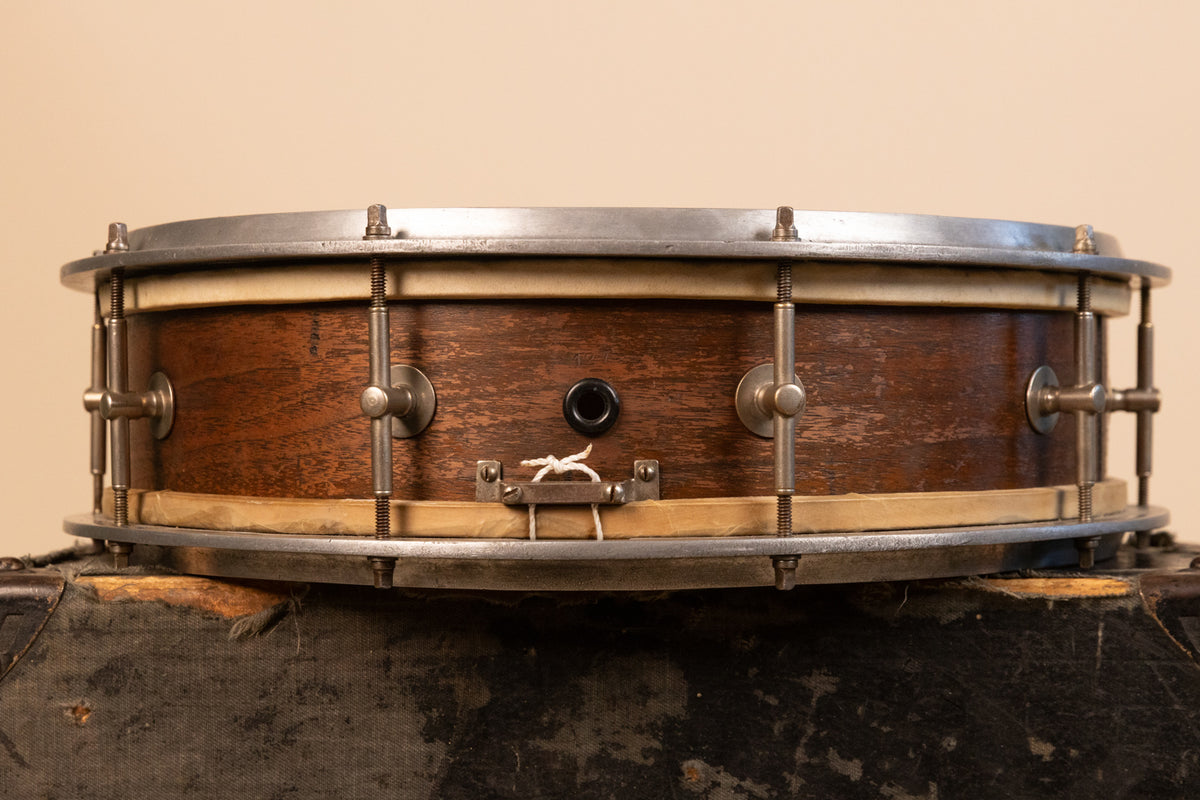1920s "Duplex-Style" 4x14 Mahogany Snare drum