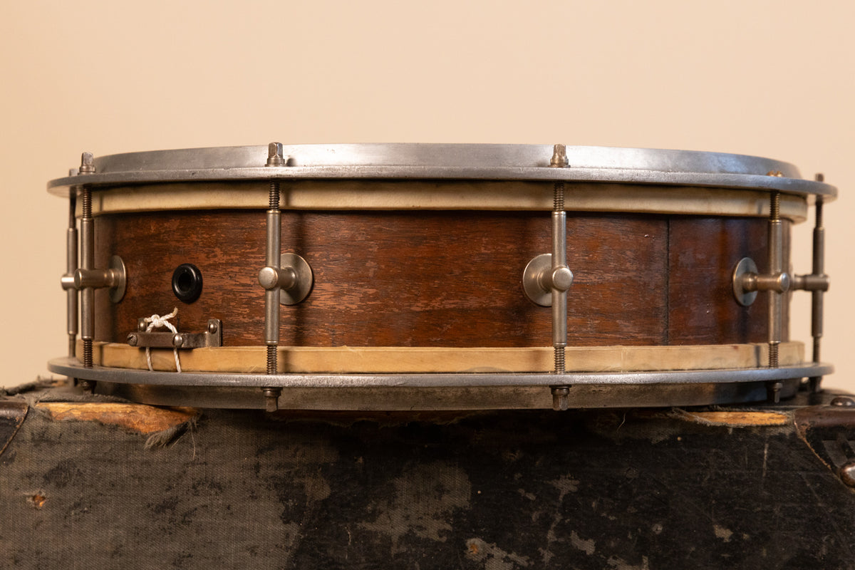 1920s "Duplex-Style" 4x14 Mahogany Snare drum