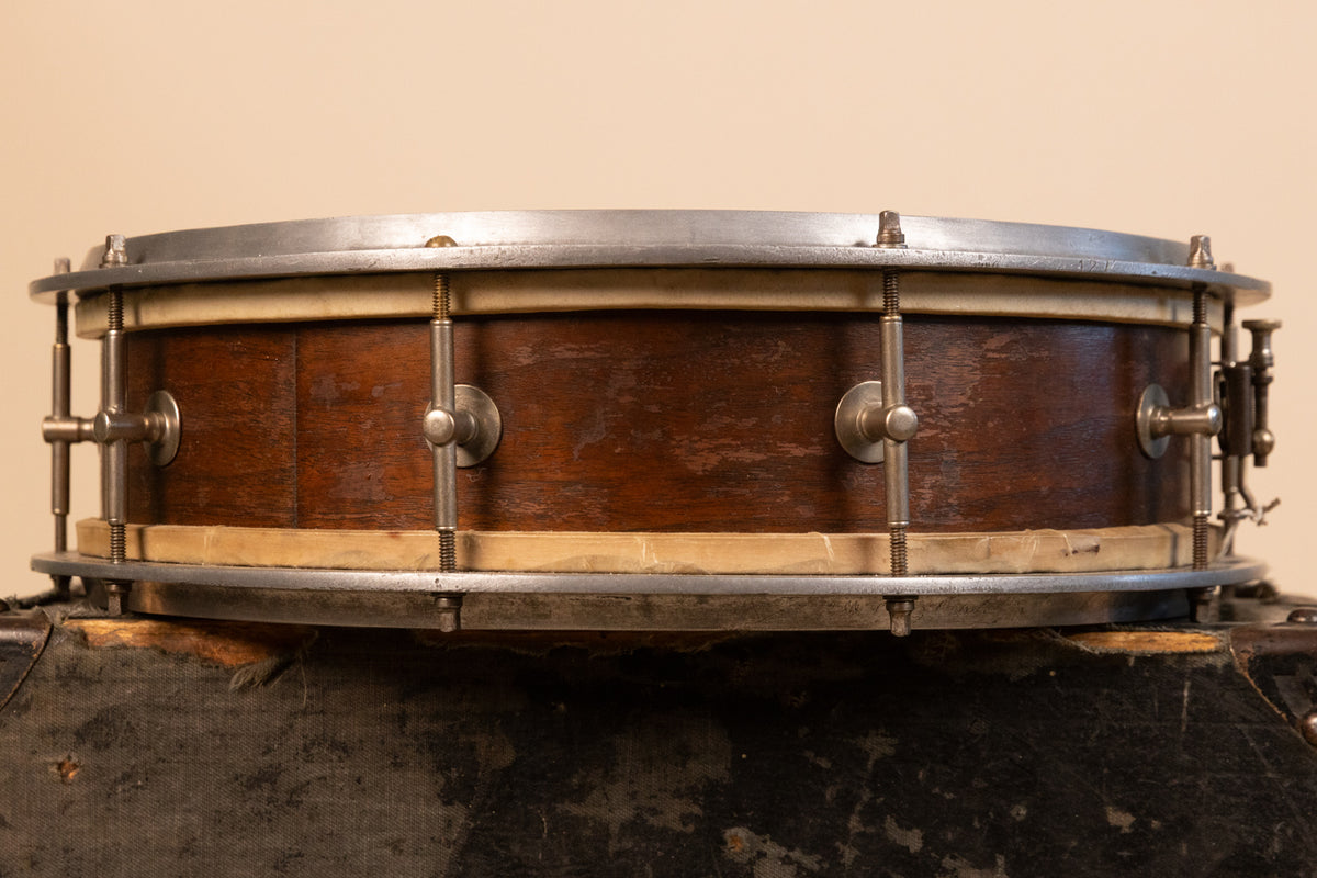 1920s "Duplex-Style" 4x14 Mahogany Snare drum