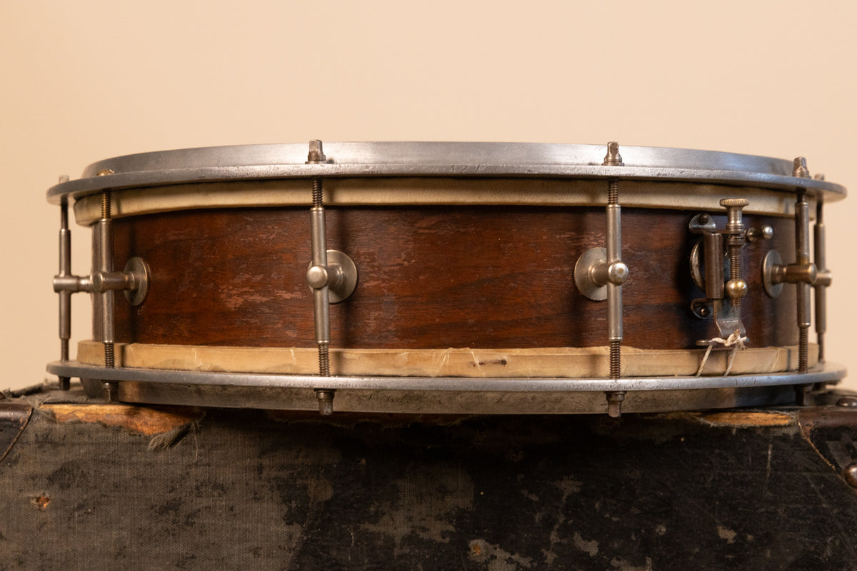 1920s "Duplex-Style" 4x14 Mahogany Snare drum