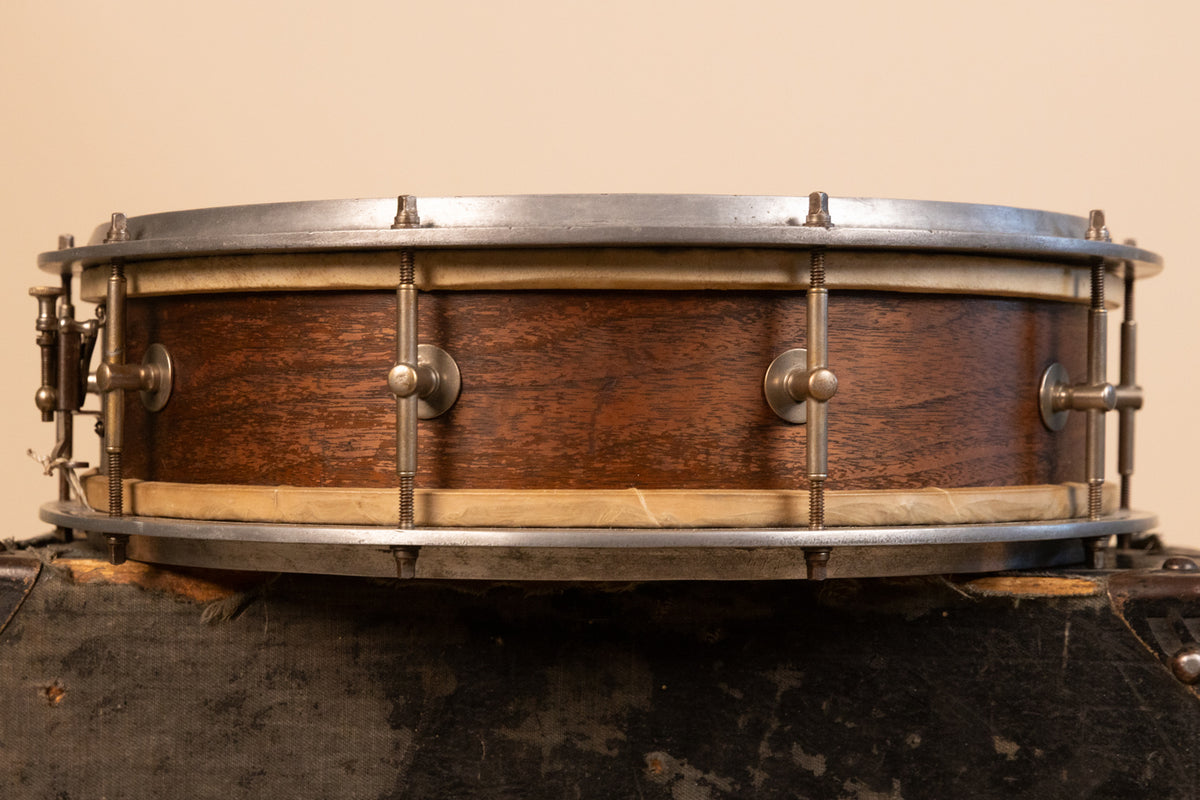 1920s "Duplex-Style" 4x14 Mahogany Snare drum