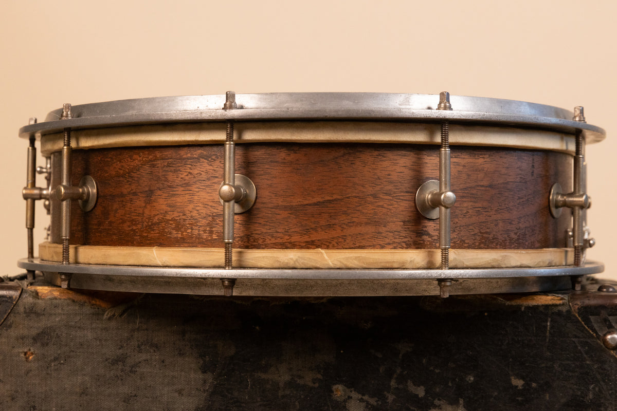 1920s "Duplex-Style" 4x14 Mahogany Snare drum