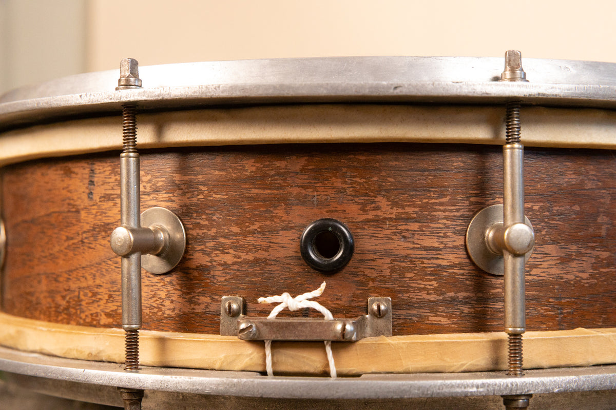 1920s "Duplex-Style" 4x14 Mahogany Snare drum