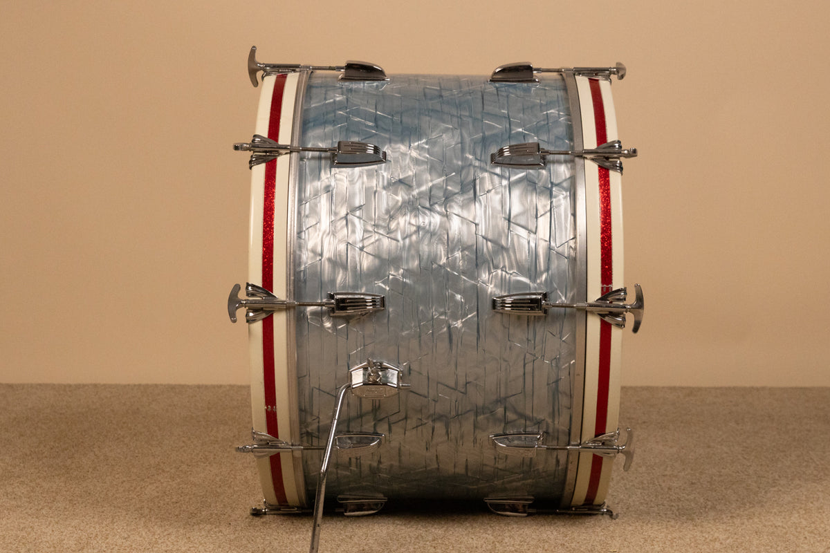 1960s Ludwig 14x22 Sky Blue Pearl Bass Drum