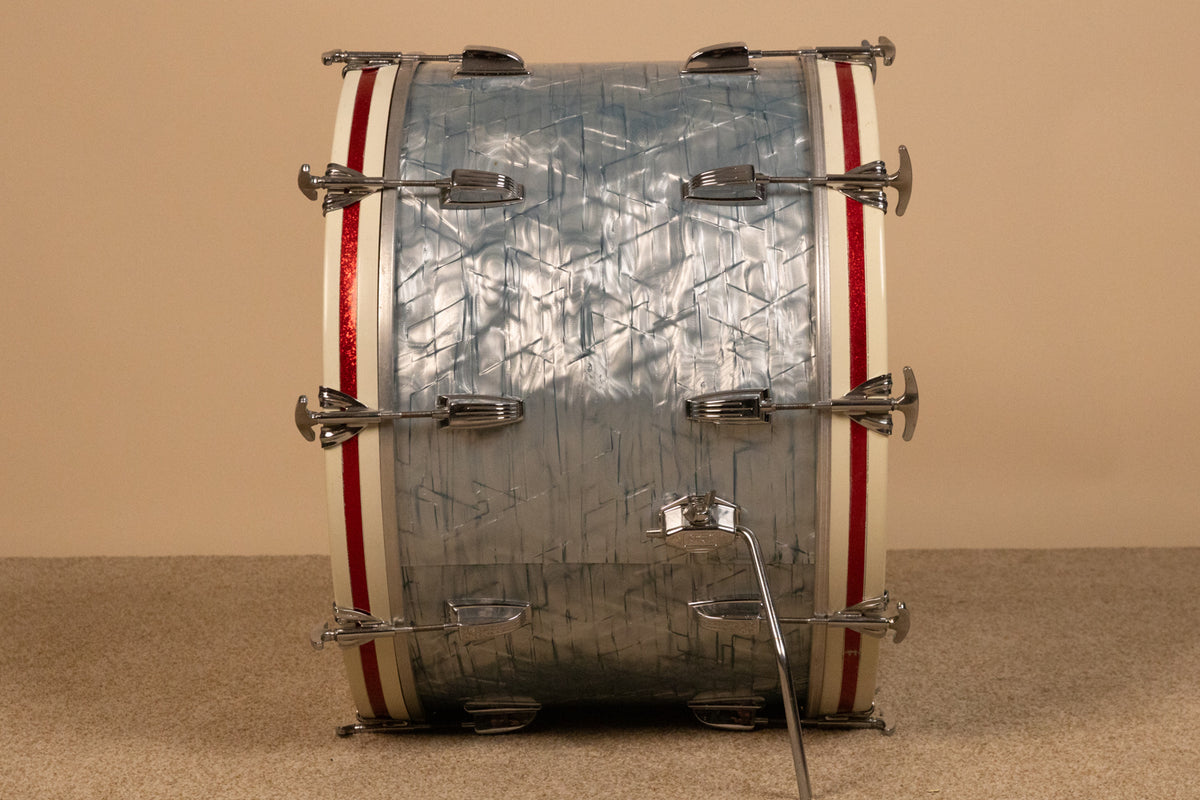 1960s Ludwig 14x22 Sky Blue Pearl Bass Drum