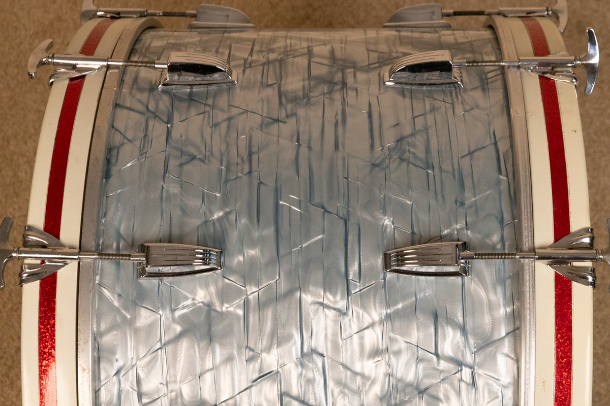 1960s Ludwig 14x22 Sky Blue Pearl Bass Drum