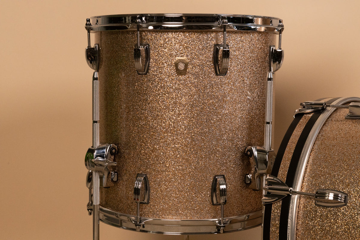 Ludwig Classic Maple Jazzette Champagne Sparkle Drum Set