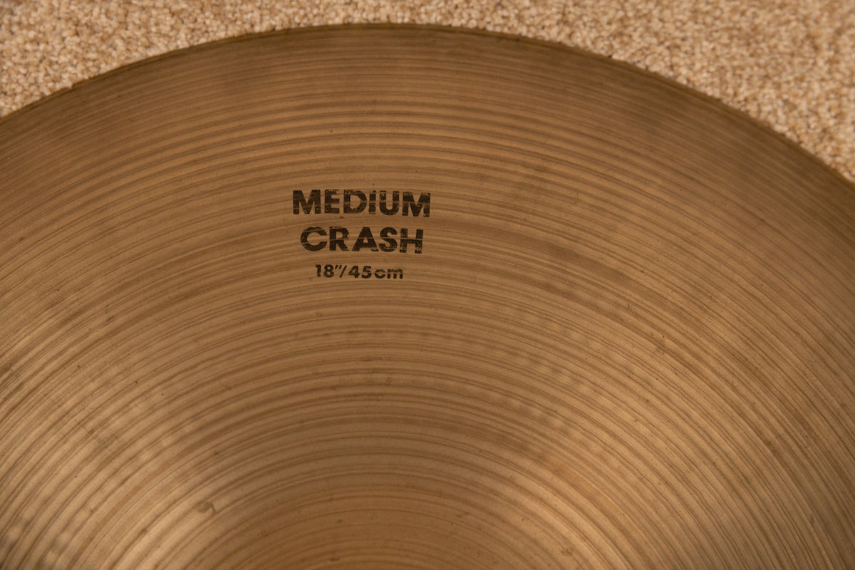 Zildjian 18" CO Stamp Medium Crash Cymbal 1630g