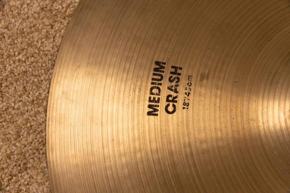 Zildjian 18" CO Stamp Medium Crash Cymbal 1664g