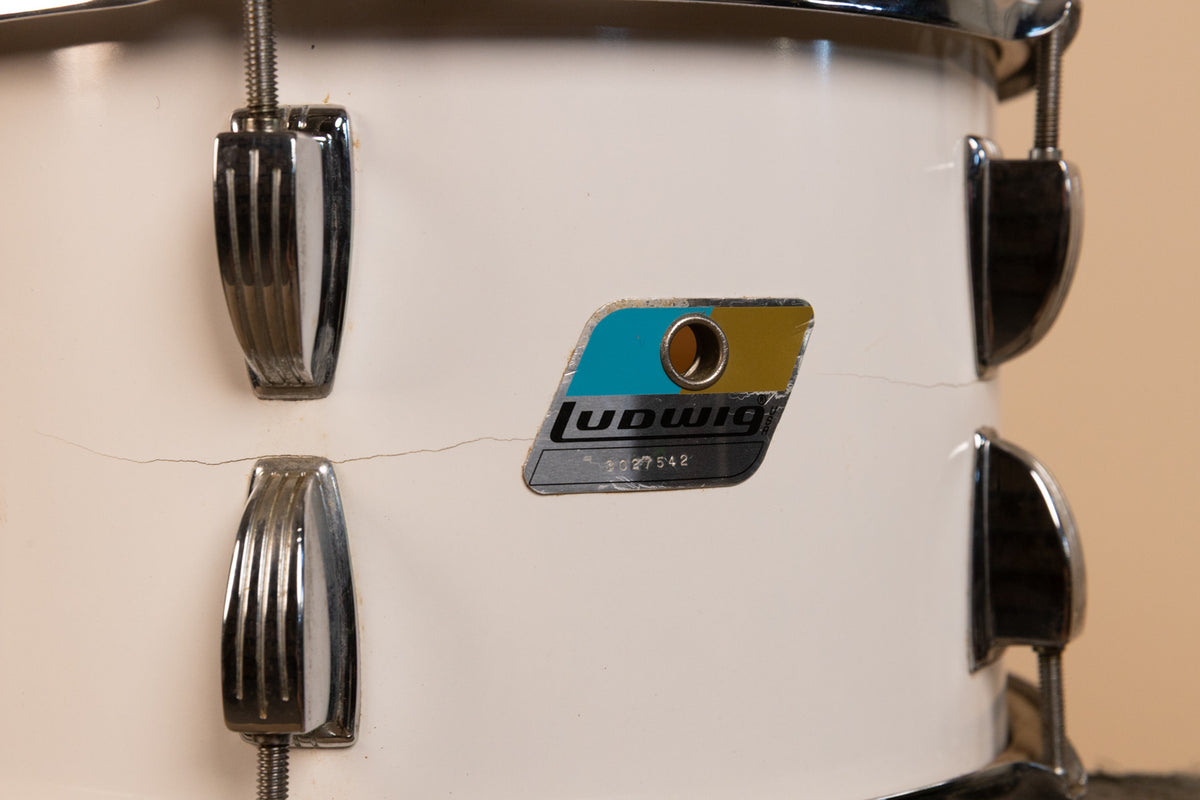 1980s Ludwig 7x10 White Cortex Tom