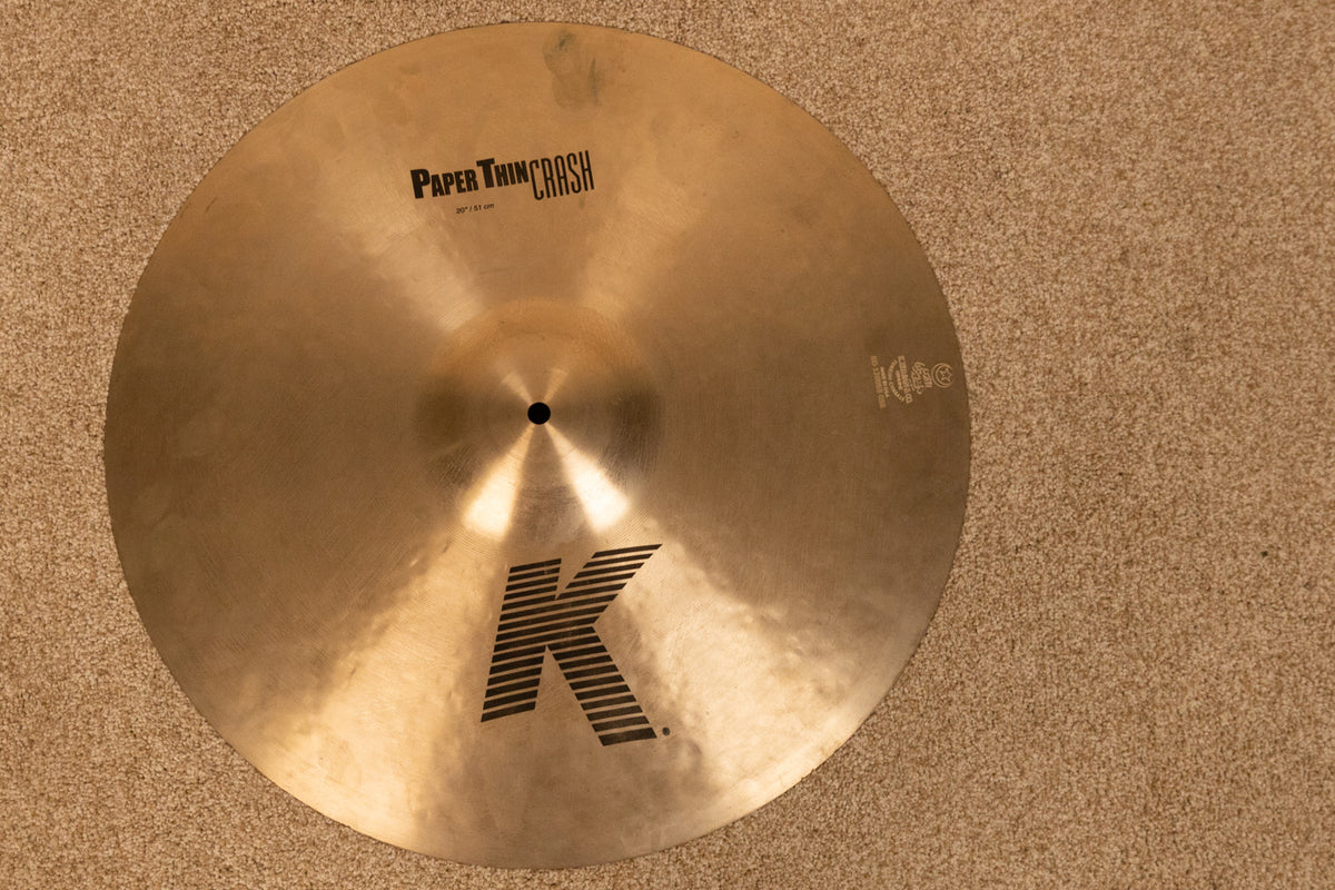 Zildjian K 20" Paper Thin Crash Cymbal 1460g