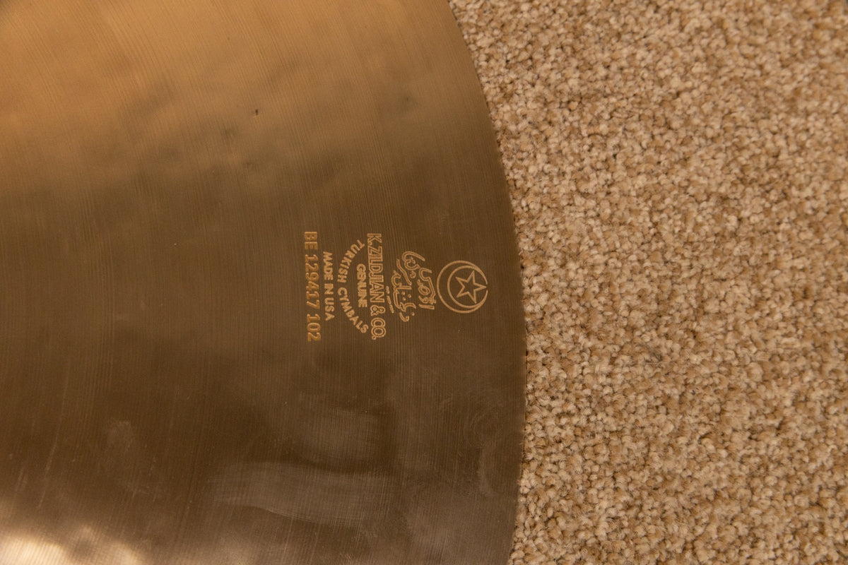 Zildjian K 22" Paper Thin Crash Cymbal 1998g