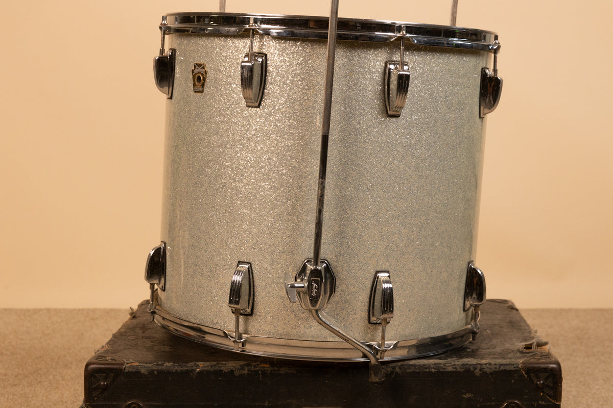 1993 Ludwig 16x18 Silver Sparkle Floor Tom
